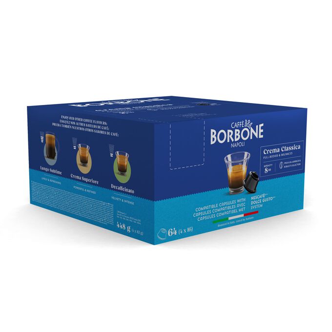 Crema Classica New Dolce Gusto Capsules (64 Caps)