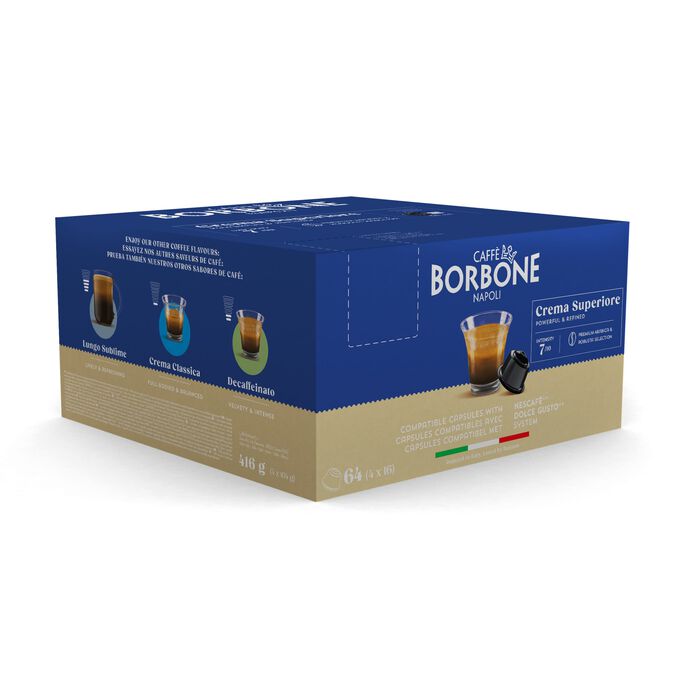 Crema Superiore New Dolce Gusto Capsules (64 Caps)